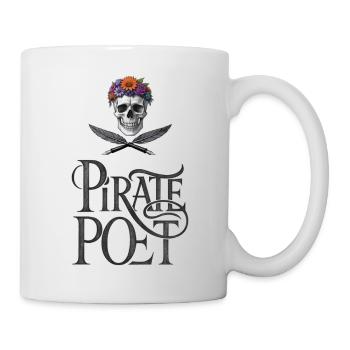 PIRATE POET - let's talk - Mug blanc - blanc - Droite