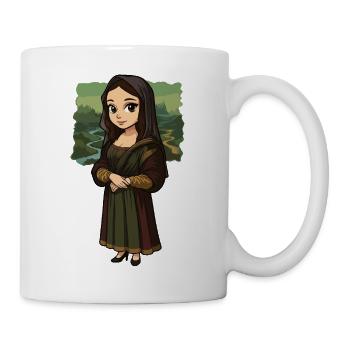 Mona Lisa Chibi style - Mug - white - Right