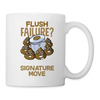 Toilet Clogging Master Funny - Mug - white - Right