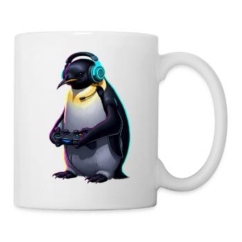 Penguin Games Animal Video Games Funny Penguin - Mug - white - Right