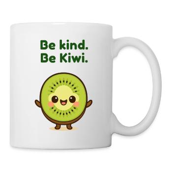 Dessin animé Be Kind Be Kiwi - Mug blanc - blanc - Droite