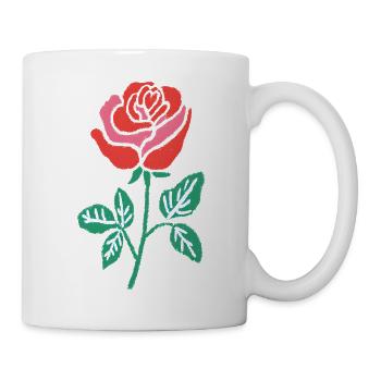 Watercolor Rose Gradient Line - Mug - white - Right