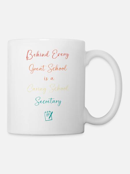 Schulsekretärin Sekretärin Schule - Tasse - Weiß