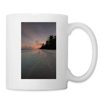 Sunset on the palm beach - Mug - white - Right