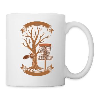 THACK Tree Hit Disc Golf Basket Flying Disc - Mug - white - Right