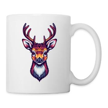 Deer Head Cool Cute - Mug - white - Right