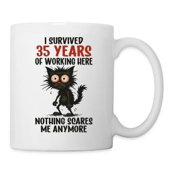 35th Anniversary of the Company Service Anniversary of Work - Mug - white - Right