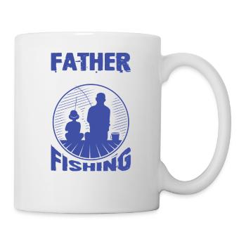 Father & Son Fishing Gift - Mug - white - Right
