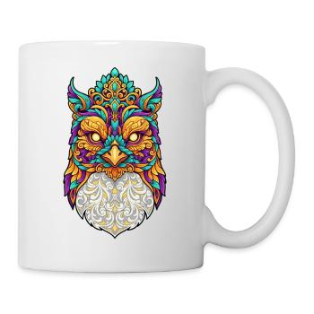 Déguisement de hibou de carnaval Animal mythique de carnaval - Mug blanc - blanc - Droite