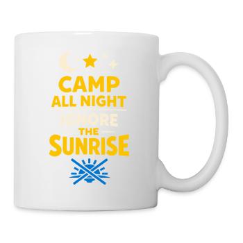 Camping Schlafen Sie In Keinem - Tasse - Weiß - Rechts