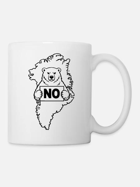 Greenland Is Not For Sale - Mug - white