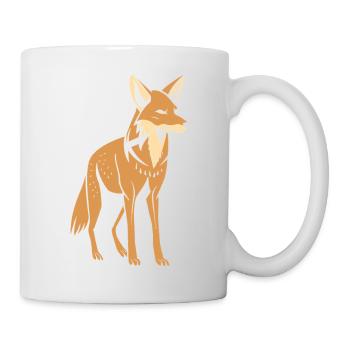 Schakal - Tasse - Weiß - Rechts