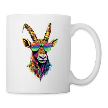 Capricorn Goat Alpine Ibex Capricorn Goats - Mug - white - Right