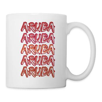 Aruba as a trip - Mug - white - Right