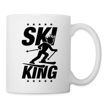 Ski King - Tasse - Weiß - Rechts