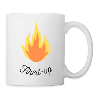 Fired-up - Mug - white - Right