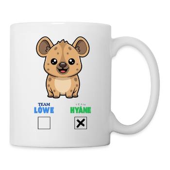 TEAM HYÄNE - Tasse - Weiß - Rechts