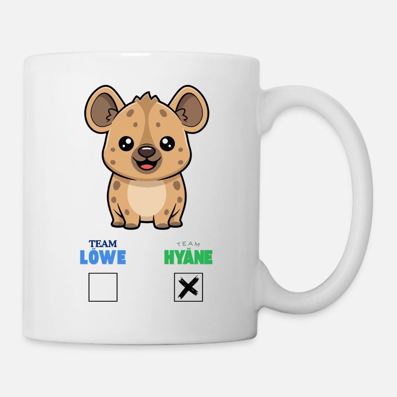 TEAM HYÄNE - Tasse - Weiß