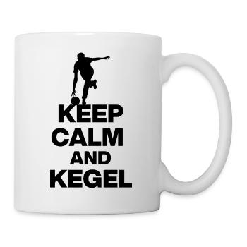 RESTEZ CALMES ET SKITTLES, LES 9 POUVOIRS ! Caniche - Mug blanc - blanc - Droite