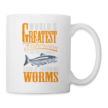 Fisherman Sport Fisherman Fishing Angler Saying - Mug - white - Right