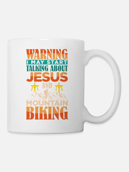 VTT VTT VTT Jésus Christianisme - Mug blanc - blanc