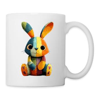 Patchwork Bunny Colour Festival - Mug - white - Right