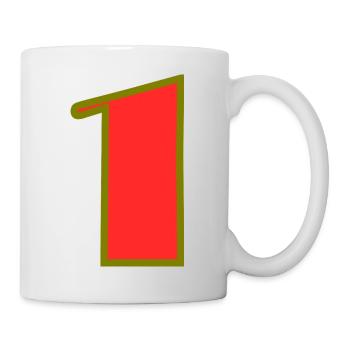 1. 1 year. 1st ANNIVERSARY. 1 YEAR ANNIVERSARY - Mug - white - Right