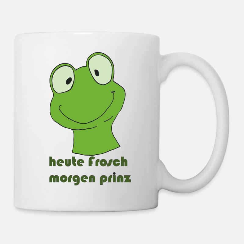 heute_frosch - Mug - white