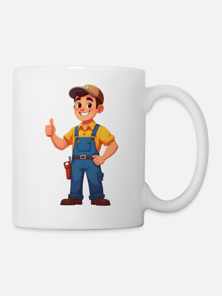 Mechaniker oder Handwerker - Tasse - Weiß