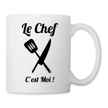 The head chef is me - Mug - white - Right