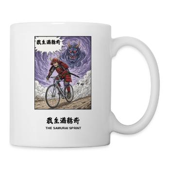 Samurai Sprint gegen Dämonenjagd - Tasse - Weiß - Rechts