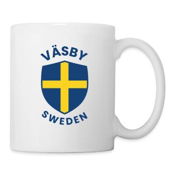Väsby Sweden Shield Emblem - Mug - white - Right