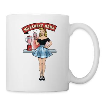 Milkshake Mama Retro Pinup - Mug - white - Right