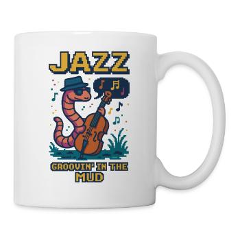 Jazz Groovin' in the Mud - Mug - white - Right