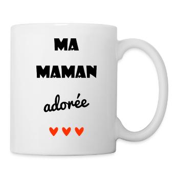 MOM. MOTHER'S DAY. HEART. FEAST. HAPPY BIRTHDAY - Mug - white - Right