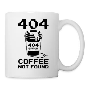 Fun Shirt 404 Not Found Shirt, Hoodie, Bag - Mug - white - Right