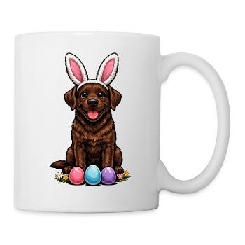 Brown Labrador Retriever Chocolate Labbi Easter - Mug - white - Right