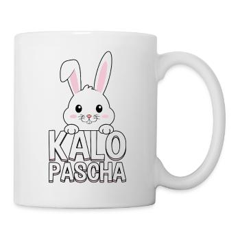 Kalo Pascha Griechischer Osterhase Orthodoxes Ostern - Tasse - Weiß - Rechts