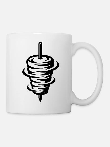 Döner Dönerspieß - Tasse - Weiß