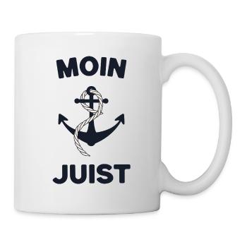 Moin Juist – Maritime Anchor Design - Mug - white - Right