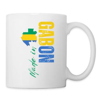 Made in Gabon, born in Gabon - Mug - white - Right