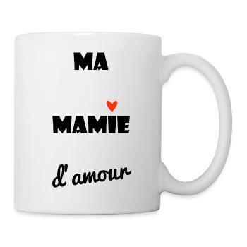 GRANNY. MAMMA. GRANDMOTHER. MOTHER'S DAY. HEART - Mug - white - Right