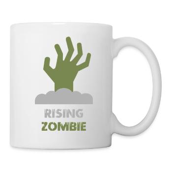 T-shirt Zombie Hand – Design graphique de morts-vivants effrayants - Mug blanc - blanc - Droite