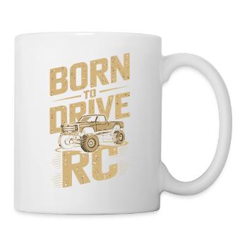  Born To Drive RC Offroad Monstertruck - Tasse - Weiß - Rechts