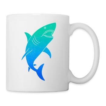 Requins Requins Enfants Colorés Garçons Garçons Shark - Mug blanc - blanc - Droite