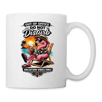 Disturb Vacation Flamingo Vibes - Tasse - Weiß - Rechts