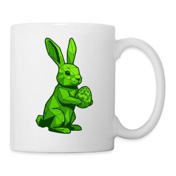 Bunny- The Easter Bunny Brings the Eggs - Mug - white - Right