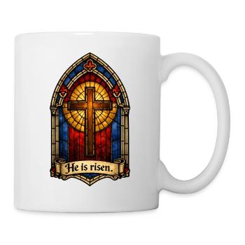  He Is Risen - Tasse - Weiß - Rechts