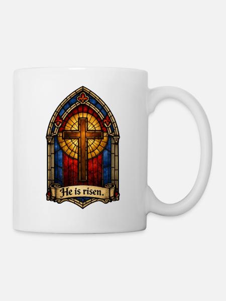 He Is Risen - Tasse - Weiß