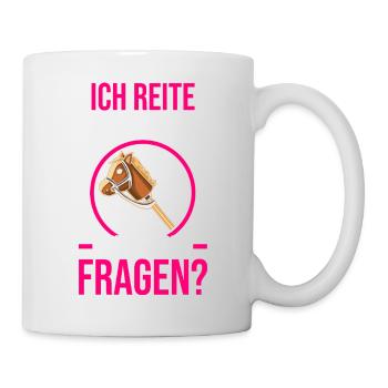 Steckenpferd Hobbyhorse Hobby Horsing - Tasse - Weiß - Rechts